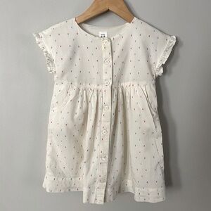 Baby Gap Woven Ivory Frost Shirt Size 3